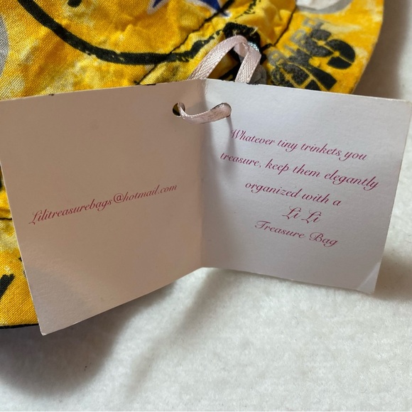 Pittsburgh Steelers NFL Jewelry Pouch Treasure Bag Handmade‎ By Li Li NEW - Picture 9 of 11